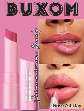 Buxom Rose All Day Soft Pink Plumping Glow Lip Balm